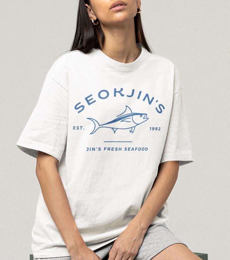 

Super Tuna Jin Est 1992 Happy Shirt Kpop Group Merch, Army Shirt Merch Solo Album, Gift for Army, Kpop Gift for Her - Men s S... S разноцветный