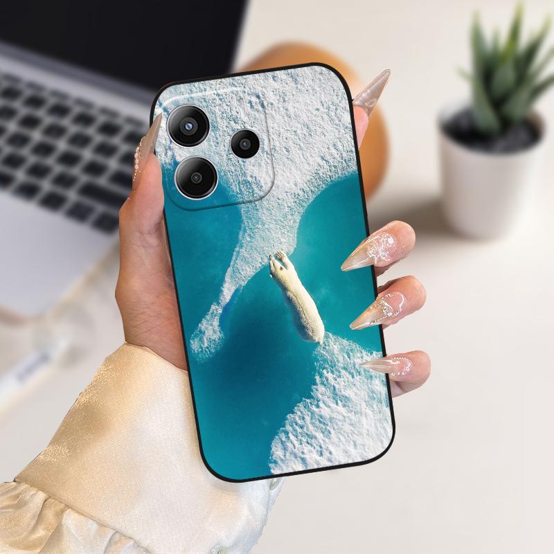 Phone Case For Redmi Note14 Silicone TPU Phone Coque Cover Cases For Redmi Note 14 4G Fashion Soft Protective Bumper Fundas Bags