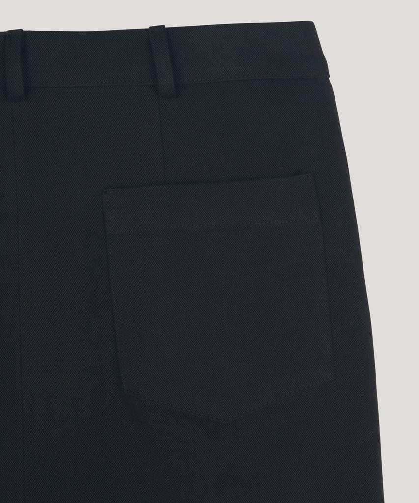 Deolil Cotton Long Skirt_Black