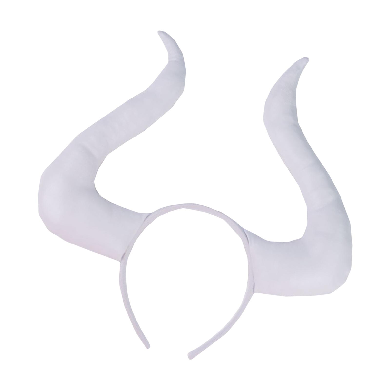

Handmade Cattle Horn Headband Cattle Girls Cosplay Accessories Beast Horns Fursuit Masquerade Halloween Cosplay Party 3