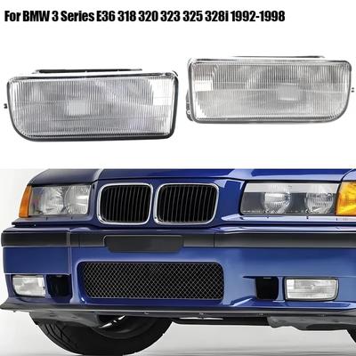 For BMW 3 Series E36 318 320 323 325 328i 1992-1998 Front Bumper Fog Light Lamp Without Bulbs 63171387091 63171387092