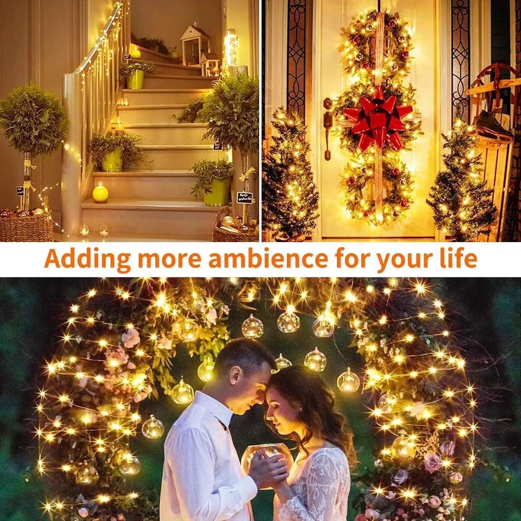 3M Curtain Led Lights String Christmas Decorations Garland Festival Decoration Bedroom Home Holiday Wedding Fairy Decor Lights