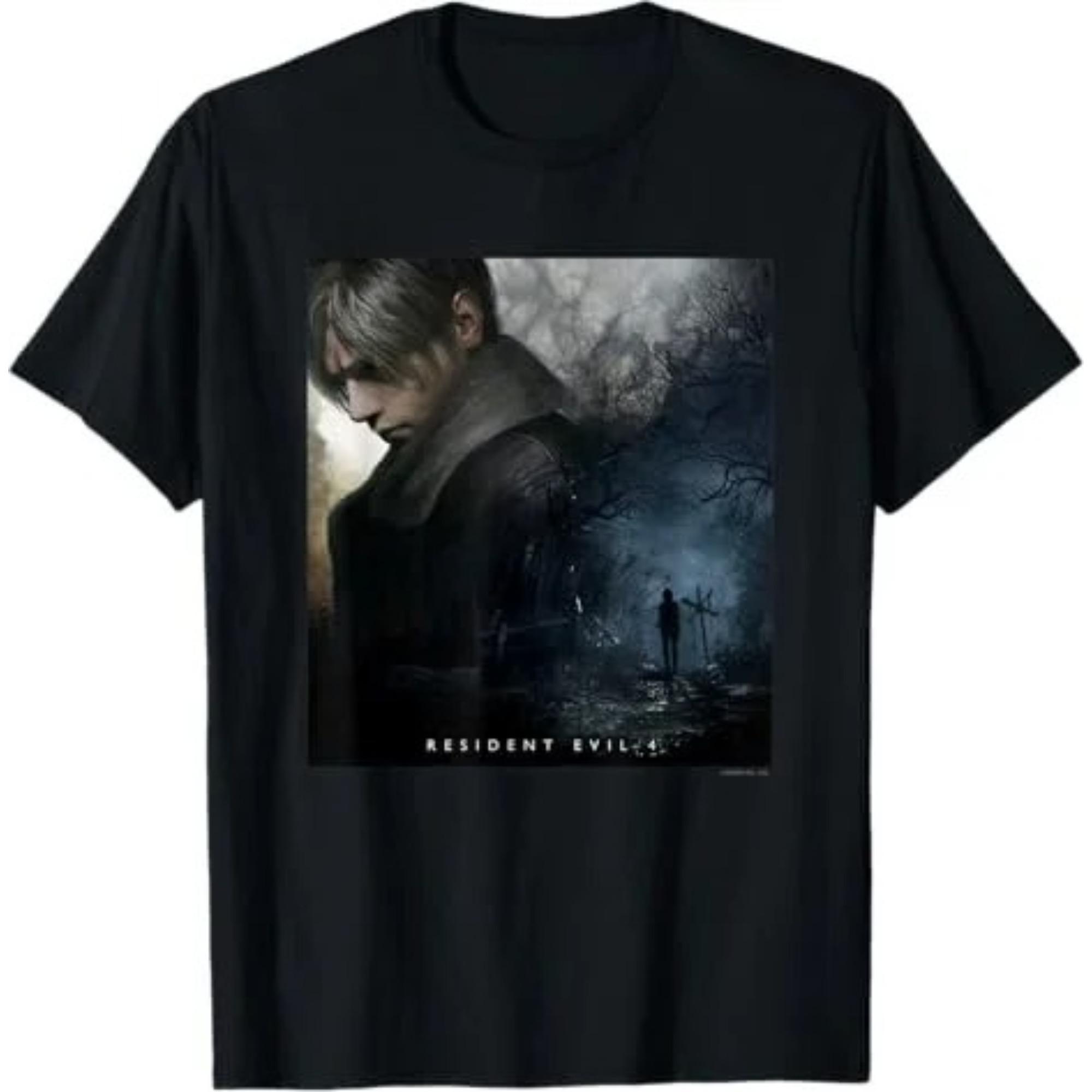 

2026 New Fashion High Quality Resident Evil Village Halloween T-Shirt Design Cotton Hot Selling Comfortable Oversized T-Shirt 4XL