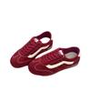 Leather casual sports Forrest Gump training shoes women's 2025 new soft-soled comfortable board shoes red retro low-top tide