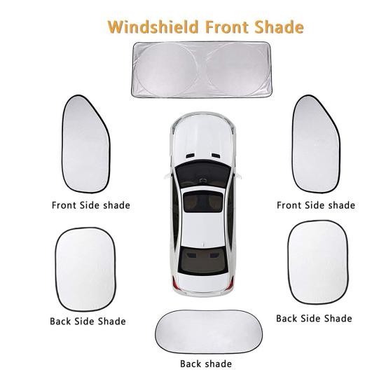 Suction Cup Car Window Screen Side Sun Shade, Mesh UV Block Curtain for Rear Protection Visor Seat, Heat Insulation Sunshade Baby Travel, Interior