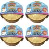 Brinquedo Squishy de Bolinho Arco-Íris com Glitter Enchido de Bolinhas Squeeze Fidget com Estojo de Cozedor Sensorial Macio para Alívio do Stress e Relaxamento