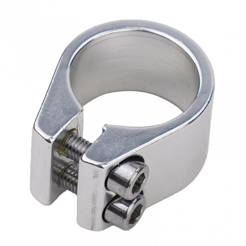 Seatpost Seatpost Clamp 31.8mm Black Double Layer Forged Alloy
