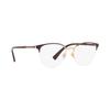 Versace Fashionable and casual sheet metal eyebrow frame/eyebrow line frame optical frame women's 3438351 VE12471418-Purple 52