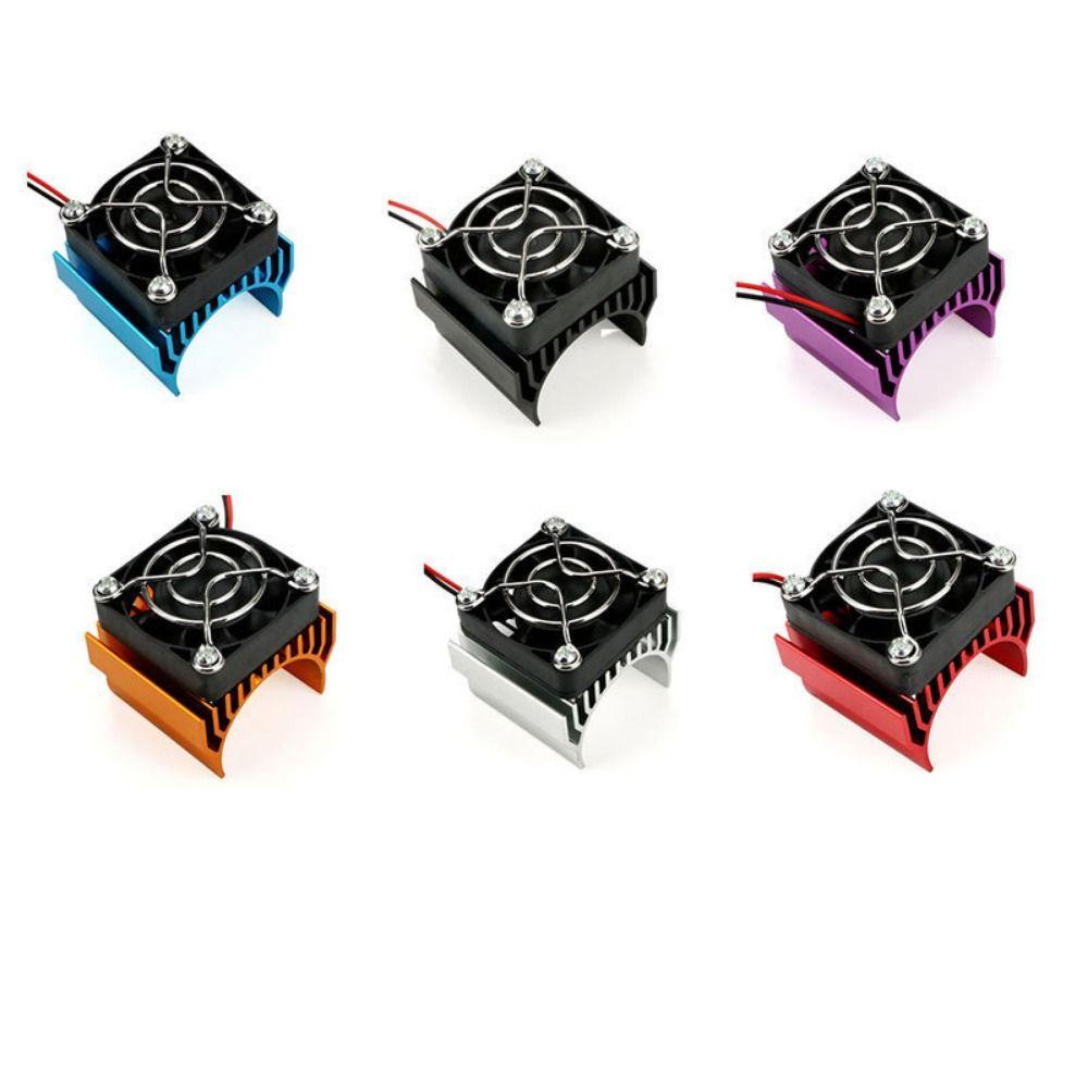 Metal Material Heat Sink 3660 Motor Motor Radiator Cooler Cooling Fan  1/10 Scale RC Cars