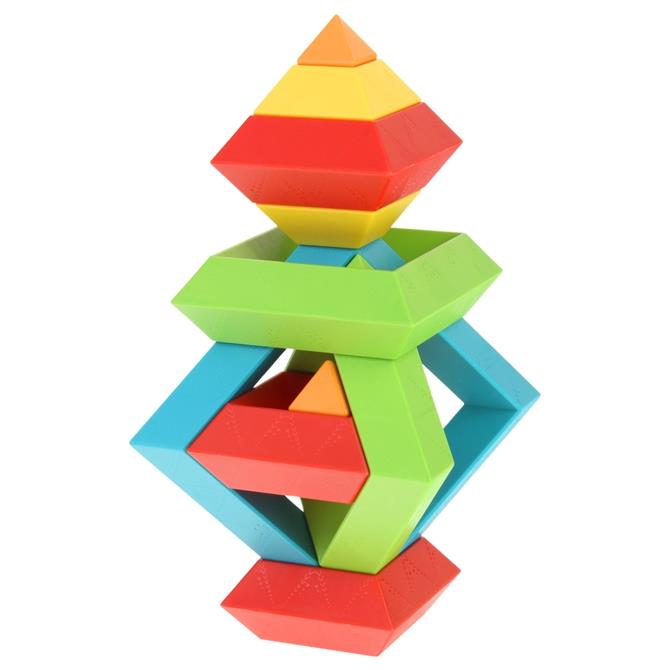 Lubanta Creative Construction Blocks Spatial Geometric Figures 15 pcs.