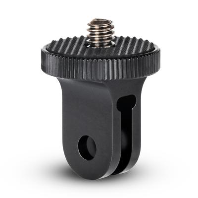 Hliníkový konverzní adaptér HSU Mini stativový adaptér pro GoPro pro konverzi kamery se šroubem 1/4" (Standard GP) (1/4 Standardní) (Černá)
