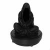3D Printed LED Candlestick Meditation Theme Meditating Figure Candle Holder Creative Design Faceless