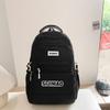 Schoolbag Korean Version Ins Simple Campus Soft Girl Girl Schoolbag Japanese Harajuku Style Large Capacity Solid Color Middle School Student Backpack