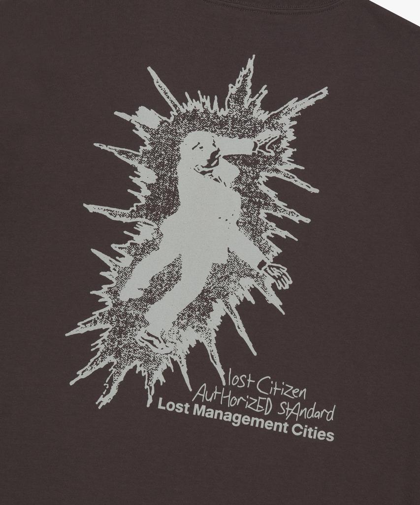 LMC Electric Man Long Slv Tee Brown