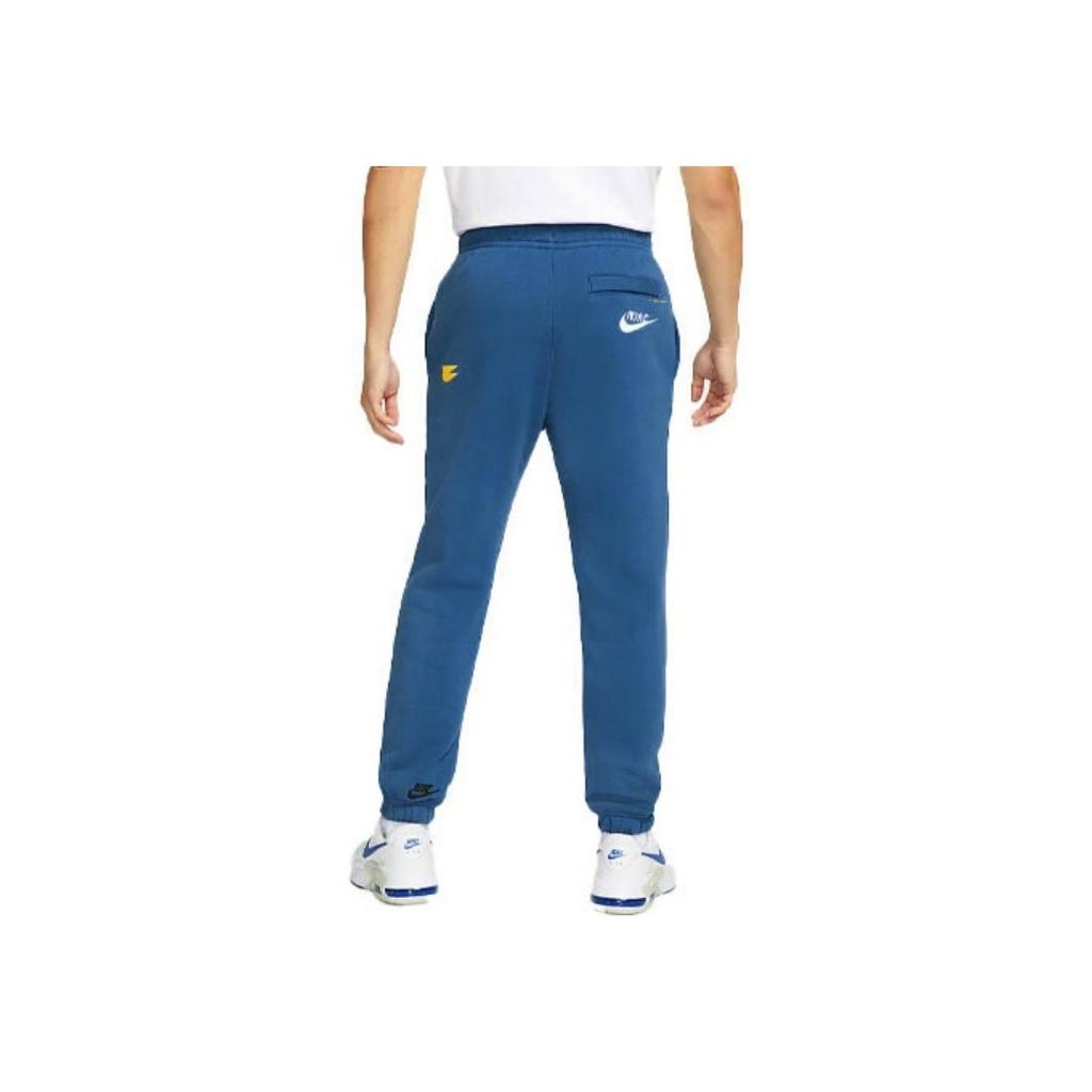 Nike Alphabet Logo Print Drawstring Jogger Sweatpants Men Bottoms Blue DM6872-407
