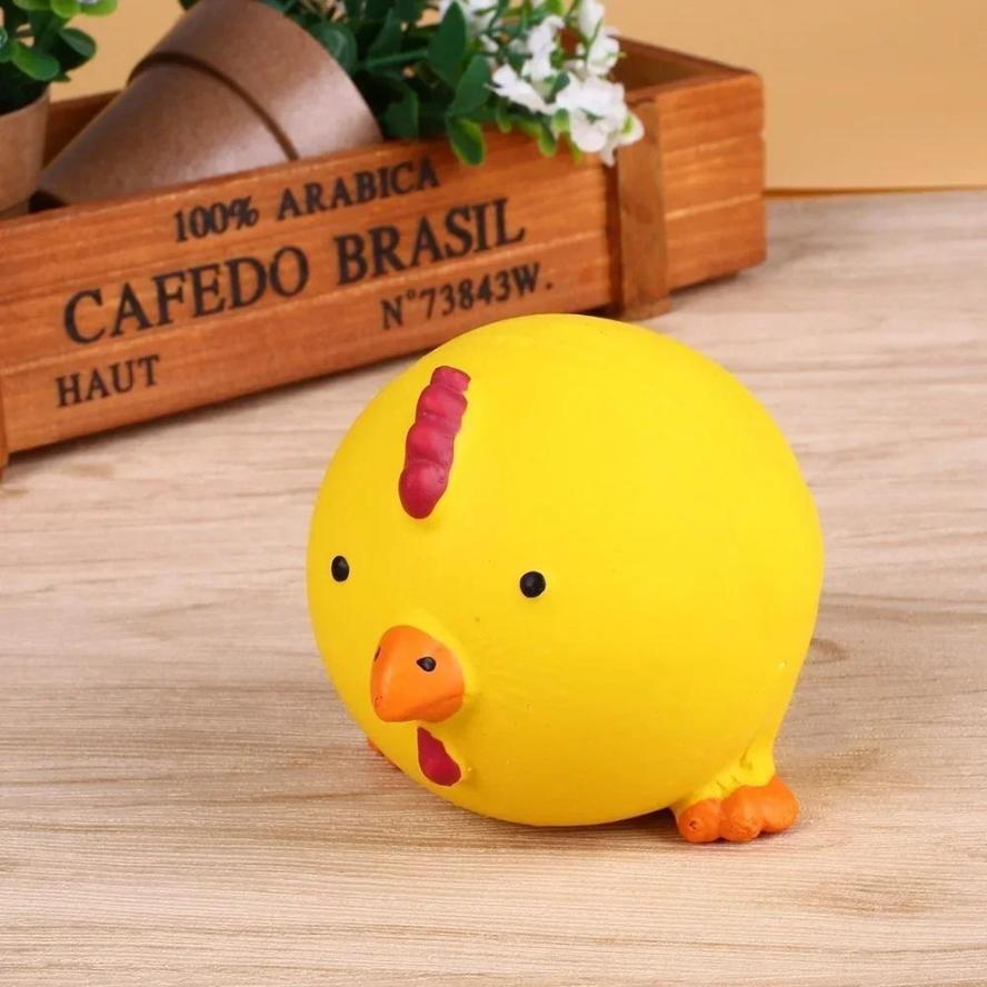 1 Pcs Dog Toys Puppy Screaming Rubber Chicken Pig Cow Toy Dog Latex Squeaky Chew Training Pet Products