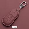 For Xpeng P7 P5 G6 G9 G3i Car Key Case Cover Shell Fob Protector Nappa Leather Protective Keychain Cover Interior Accessories