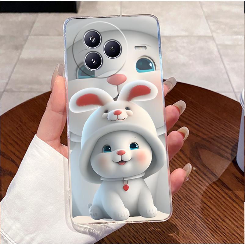 Classic Unique Design TPU Clear Phone Case For Xiaomi Civi 5 Pro Funny Cartoon Pattern Cover Shockproof Soft Casing