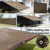 Beschattung Garten Anti-UV Sonnenschutznetz Balkon Sichtschutznetz Verdicktes Gartensonnenschutztuch Autoüberdachung Pavillons Sonnenschutz Ausrüstung