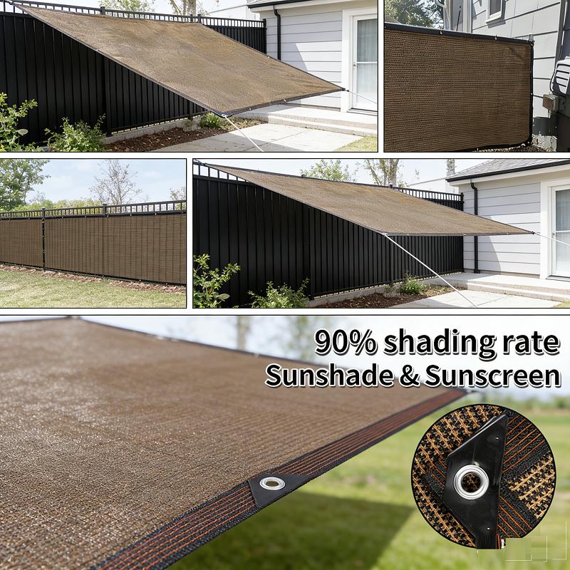 Beschattung Garten Anti-UV Sonnenschutznetz Balkon Sichtschutznetz Verdicktes Gartensonnenschutztuch Autoüberdachung Pavillons Sonnenschutz Ausrüstung