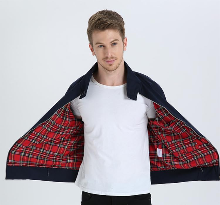 [TYYRBMG] MA-1 Military Jacket, G9 Style, Warm, Plus Size, CXH464 (3XL, Navy)