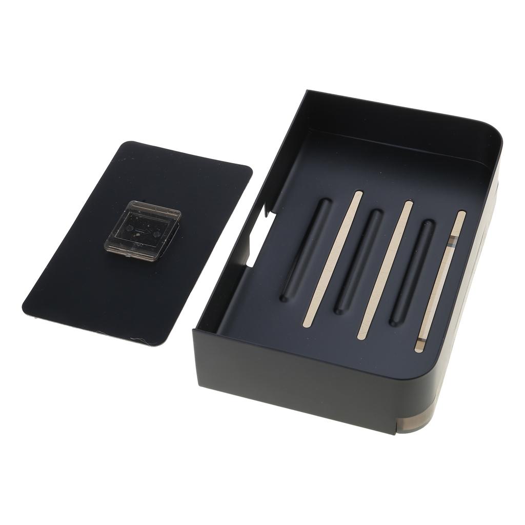 Soap Holder Soap Dish with Removable Drip Tray Bathroom Soap Organizers Aluminum Alloy