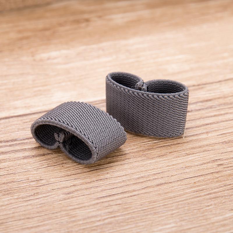 

Эластичный черный твиловый ремень с кольцом-петлей и зажимом для хвоста