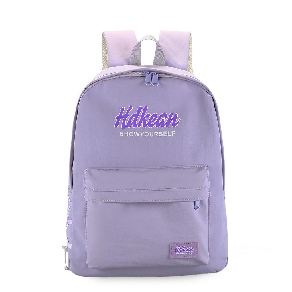 Schoolbag Korean Academy Style School Bag Male and Female Students Fashion Large Capacity Travel Shoulders Lightweight Junior High School Student 