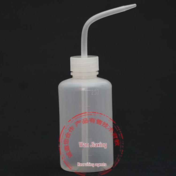 Tattooing Spray Bottle - White, Curved & Pointed Spout, Squeeze Rinsing Bottle, 250ml & 500ml