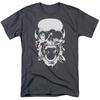 DC Comics - Green Lantern - Black Lantern Skull -  Unisex Children's T-shirt - Gray