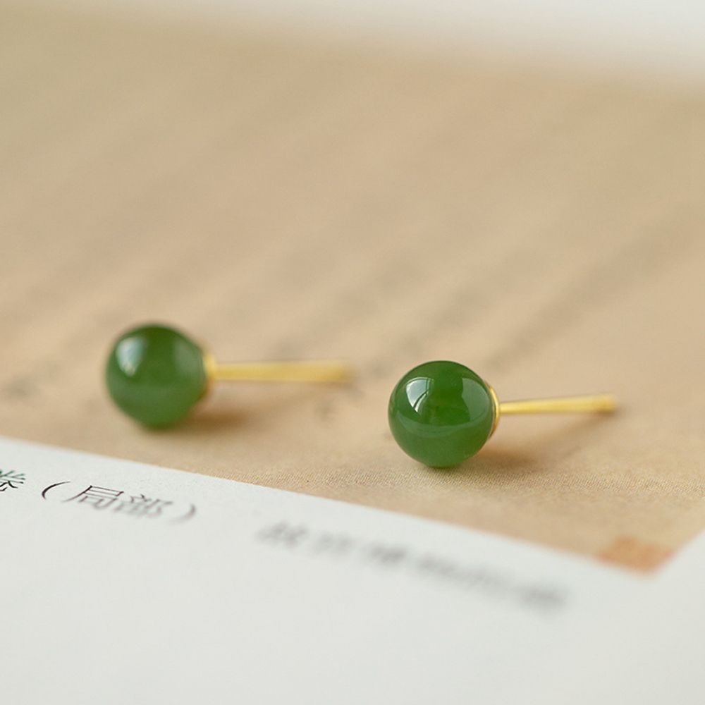 Jewelry Geometry   Earrings Bead Stud Earrings Female Earrings Korean Style Earrings