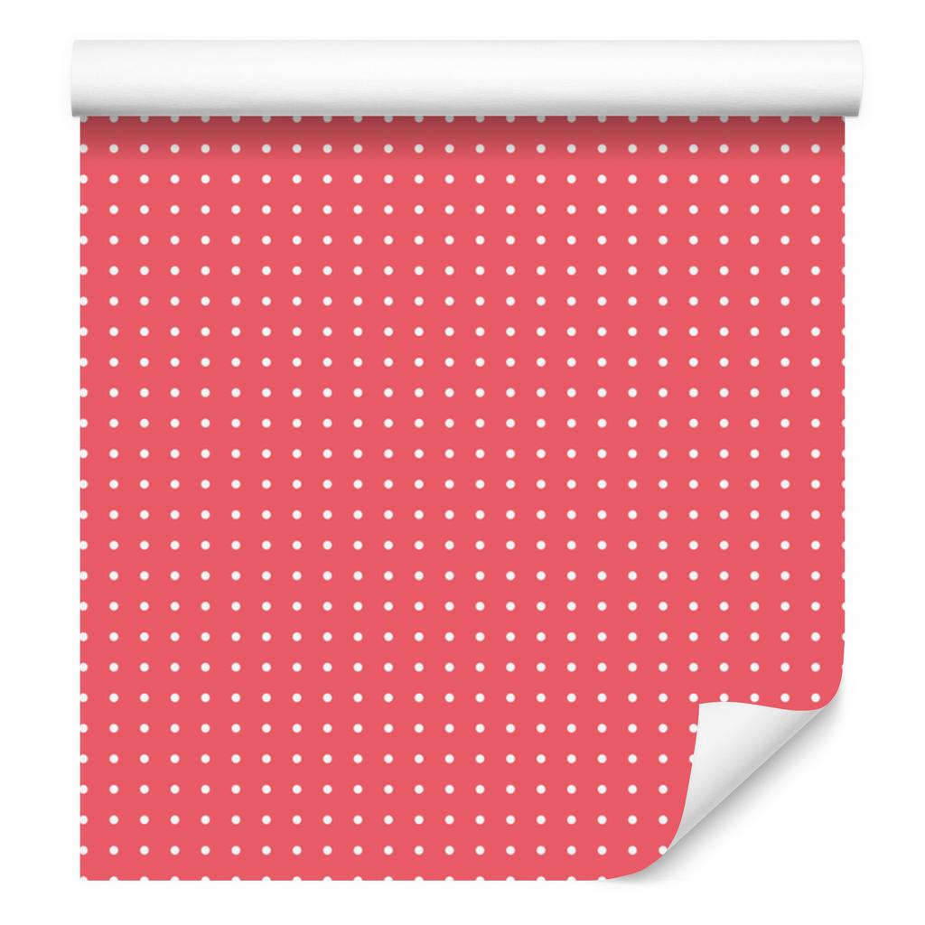 Wallpaper Dots, top coral, bottom coral for the living room and bedroom 50x1000