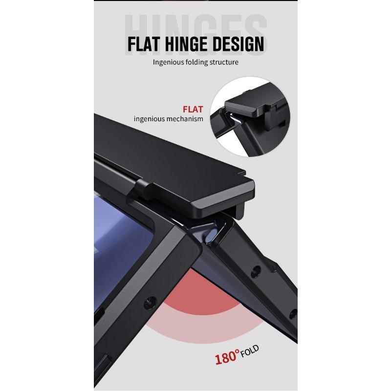 Invisible Stand for Samsung Galaxy Z Fold 6 5 4 3 Case Pen Slot Stylus Glass Film Screen Hinge Protection Cover Stand Holder