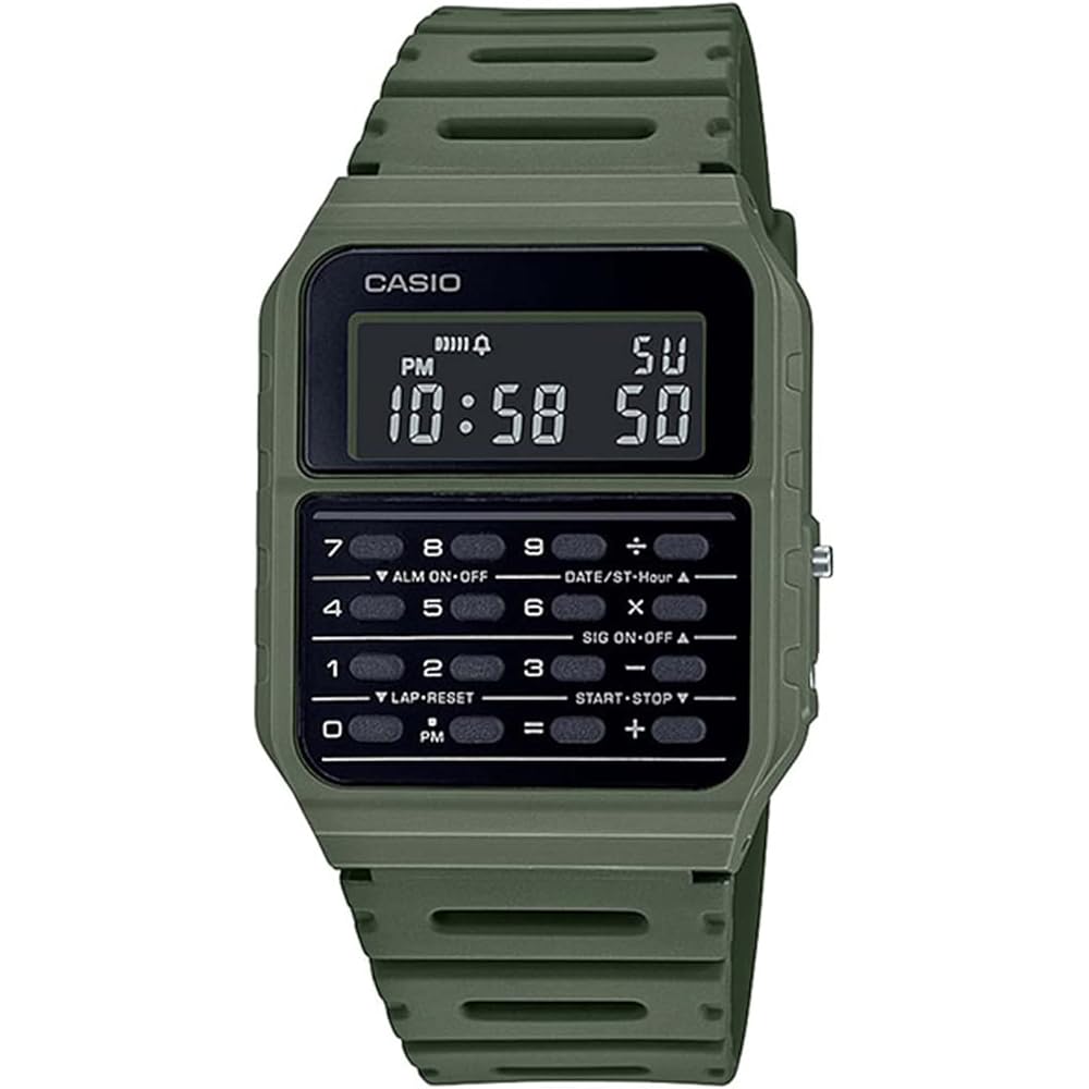 

Casio Standard Calculator Watch CA-53WF-3B Digital Display Water Resistant Men s Wristwatch