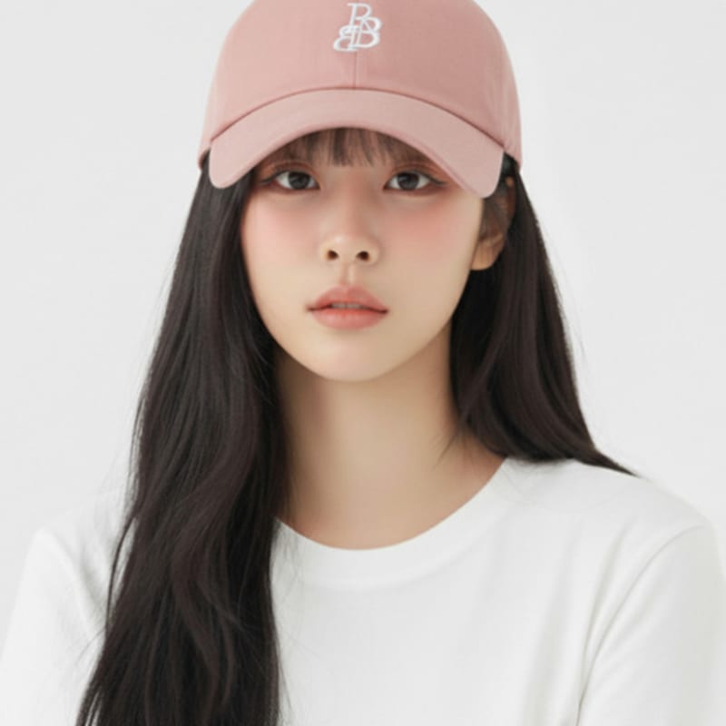 

RAINBOWBOWL RBB Signature Small Logo Ball Cap - Dust Pink Free