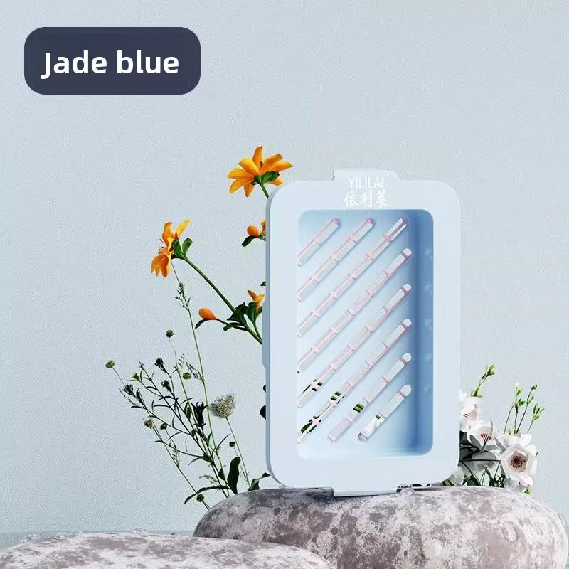 

Багатофункціональна мильниця для прання з протиковзким дренажем і дизайном без піни 1PC синій