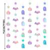 6pcs Halloween Party Decorations Cute Ghost Banner Hanging Ornaments Decor Bat Pumpkin Decorations Haunted Mansion Decor