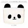 Twin Canvas Panda Clip Pocket A 15x12cm