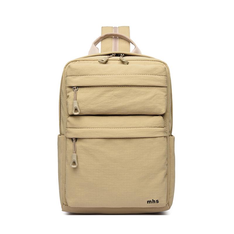 Женский нейлоновый рюкзак через плечо - Повседневный Однотонный Универсальная сумка для путешествий и школы Small хаки 1760₽