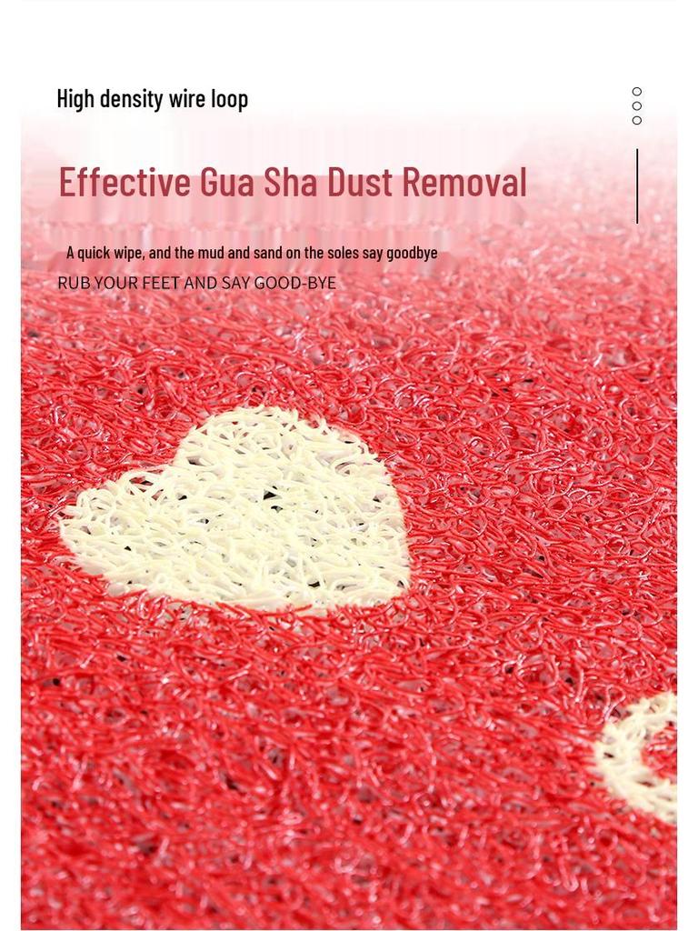 Cartoon Loop Pile Dust-Resistant Entrance Mat: Wear-Resistant, Easy-Clean Door Scraper for Household Use