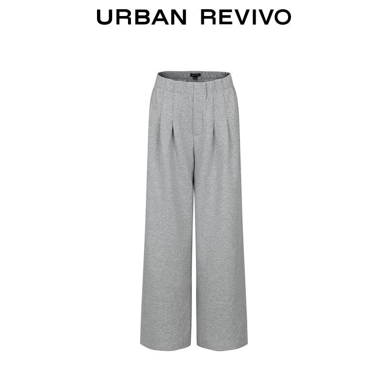 UR 2025 Women's Pleated High-Waist Wide-Leg Pants