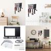 Wall Mounted Marathons Medals Display Organiser With Race Bib Holder Blackboard For Runners Carbon Steel Hanger