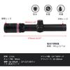 FOCUHUNTER 1.5-6X24mm Short Scope, Tactical Telescope Sight with Variable 1.5-6x Zoom, WeaverPicatinny Rail Mount Ring & Lens Caps, Red Triangle,