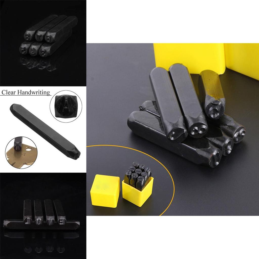 Premium Quality Alphabet And Number Stamps Craft Set For Metal And Leather Projects