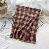 Scarf Autumn and Winter Imitation Cashmere Houndstooth Shawl for Women Trendy and Versatile Warm Long Tassel Scarf