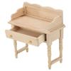 Miniature Furniture Model Wooden Desk for 1:12 Doll House Living Room Accessory