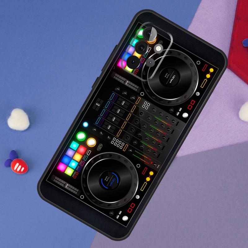 Music DJ Controller Mixer Case For Samsung Galaxy A55 A35 A32 A12 A22 A52 A06 A54 A34 A14 A56 A36 A26 A16 A13 A53 A15