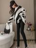 Winter Vintage Thicken Lambwool Leggings Women Warm Fleece Lined Thermal Ankle-Length Pants Sexy Hight Waist Skinny Fitness Leggins