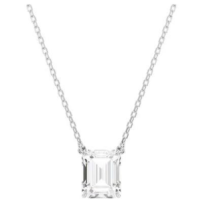 Stilla achteckiger Anhänger Halskette Mit Zirkonia Damen Halskette Weiß 5693405