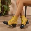 Retro round head belt buckle single shoes new British style small leather shoes flat thick heels